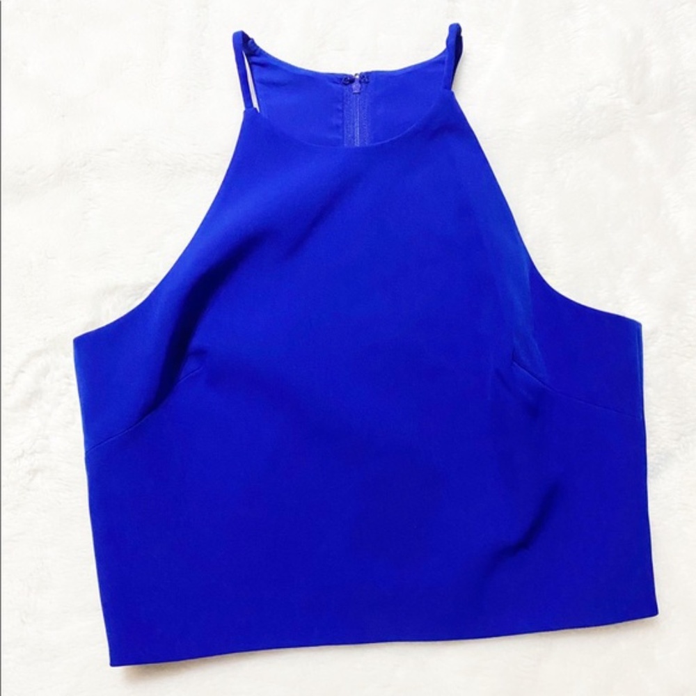 NWT Badgley Mischa Belle Crepe "Nora" Crop Top